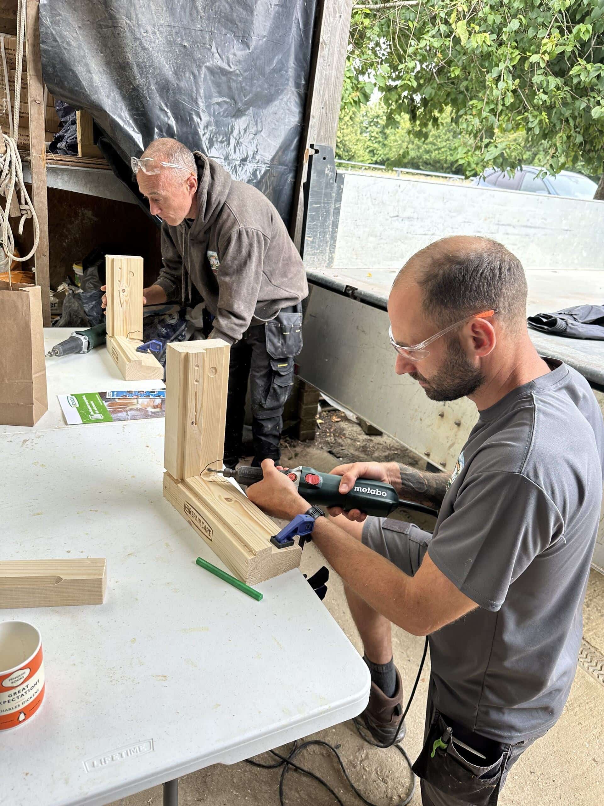 Our Repair Care Trained professionals have great knowledge in the Repair Care working methods, The 7 Steps to durable repairs, wood knowledge and characteristics of timber.